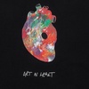 Футболка Art In Heart, черная с логотипом