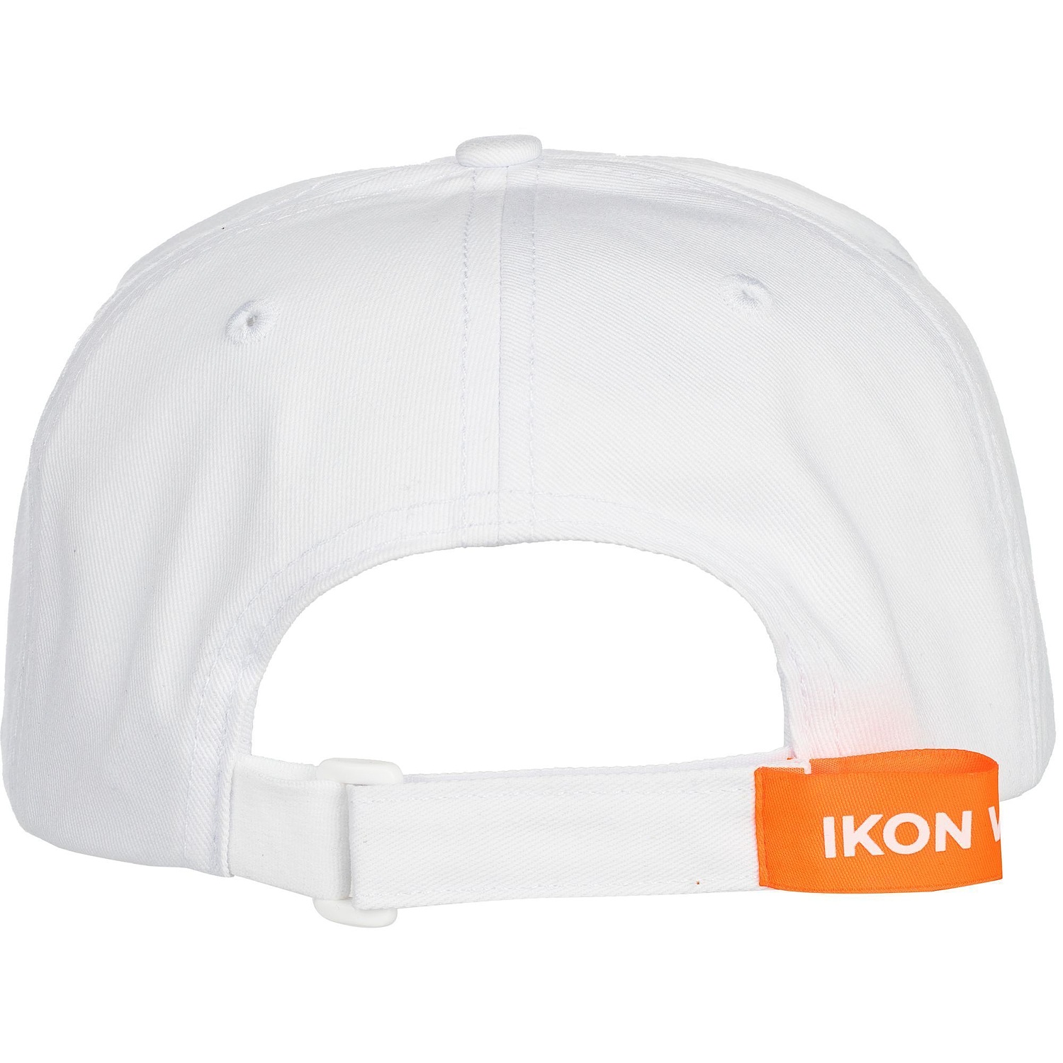 Лейбл тканевый Epsilon, S, оранжевый неон с логотипом