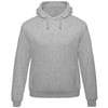 Толстовка Hooded, серый меланж с логотипом