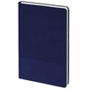 Ежедневник Knit, недатированный, темно-синий с логотипом