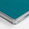 Ежедневник Metal Frame на заказ, датированный, бирюзовый с логотипом