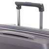 Чемодан Skyline S, серый с логотипом