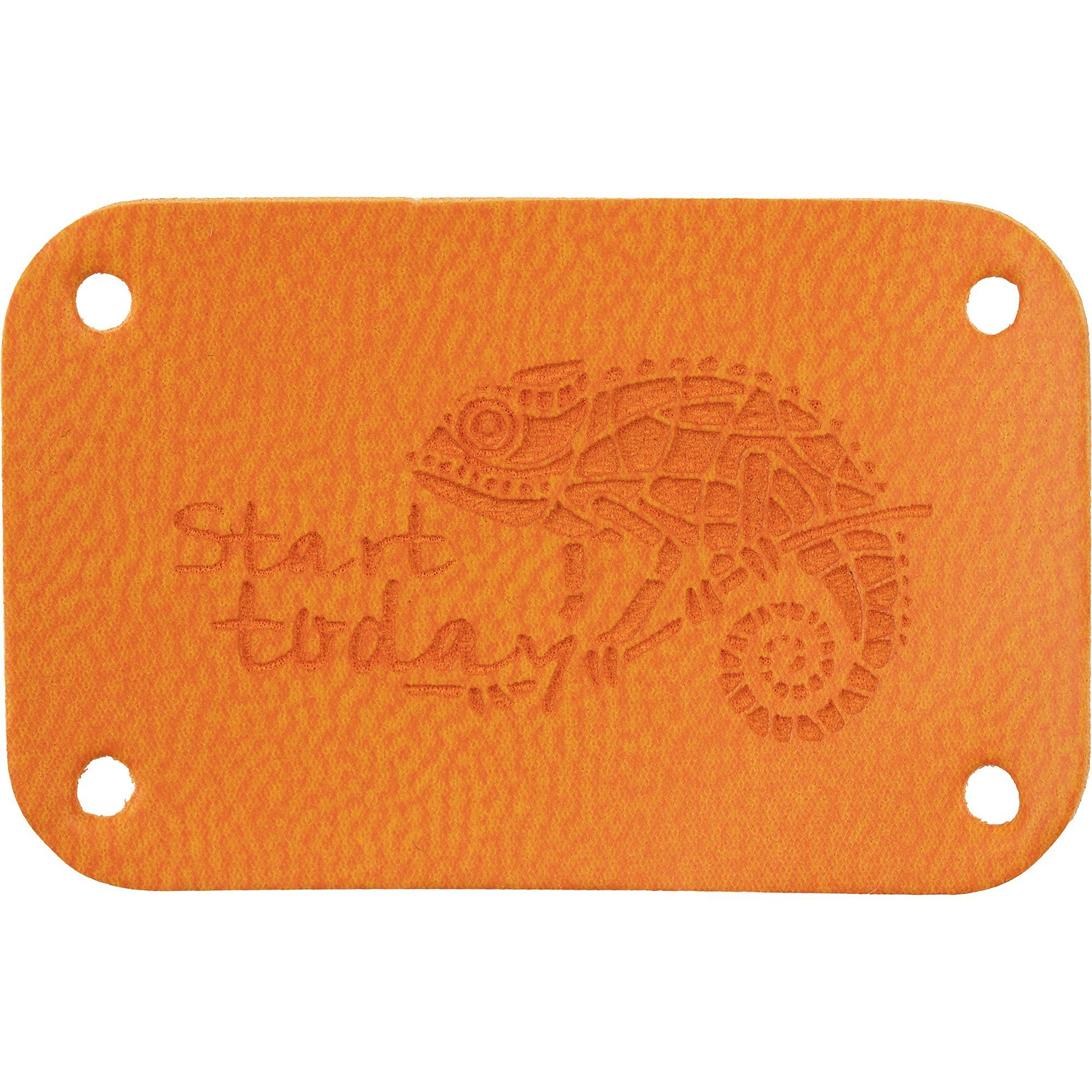 Лейбл Latte, S, оранжевый с логотипом