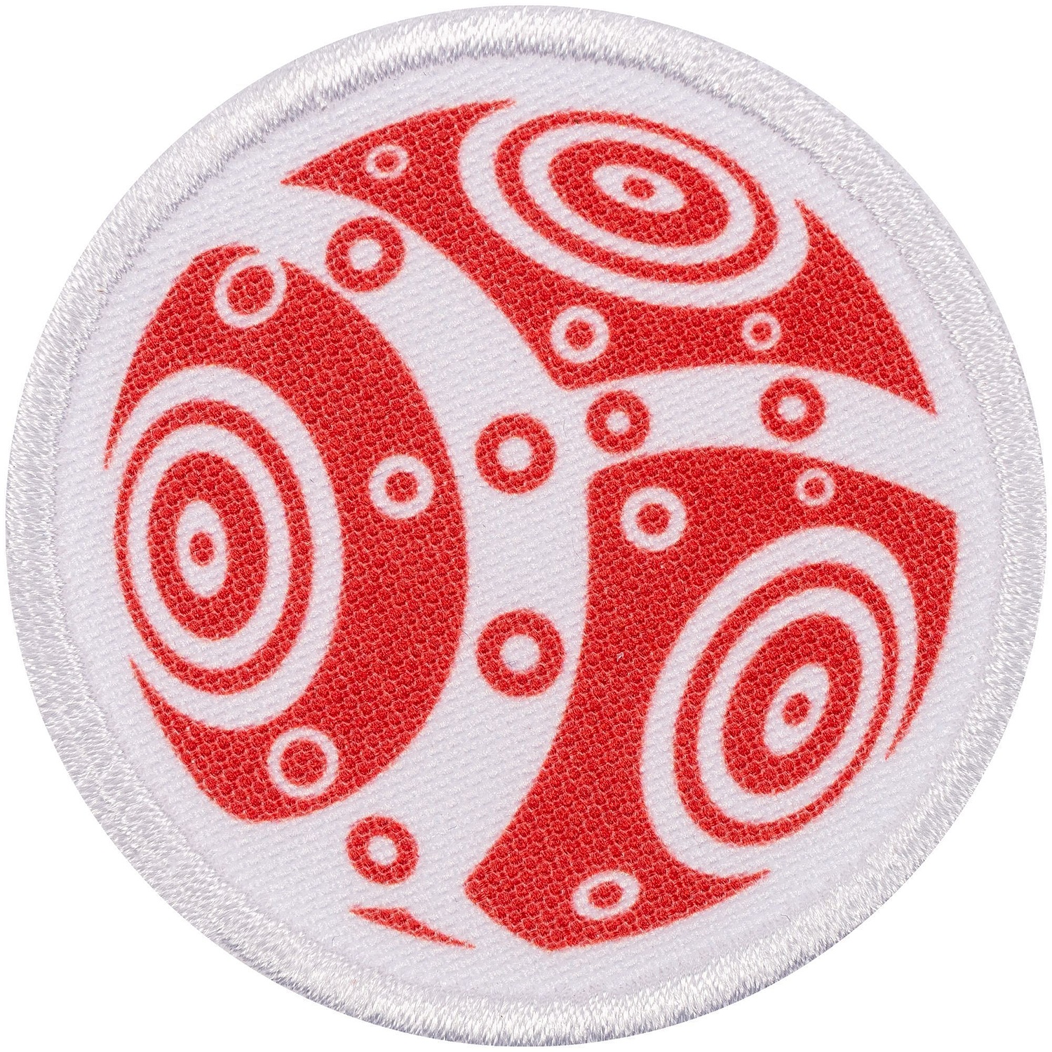 Шеврон из габардина Gabo S, белый с логотипом