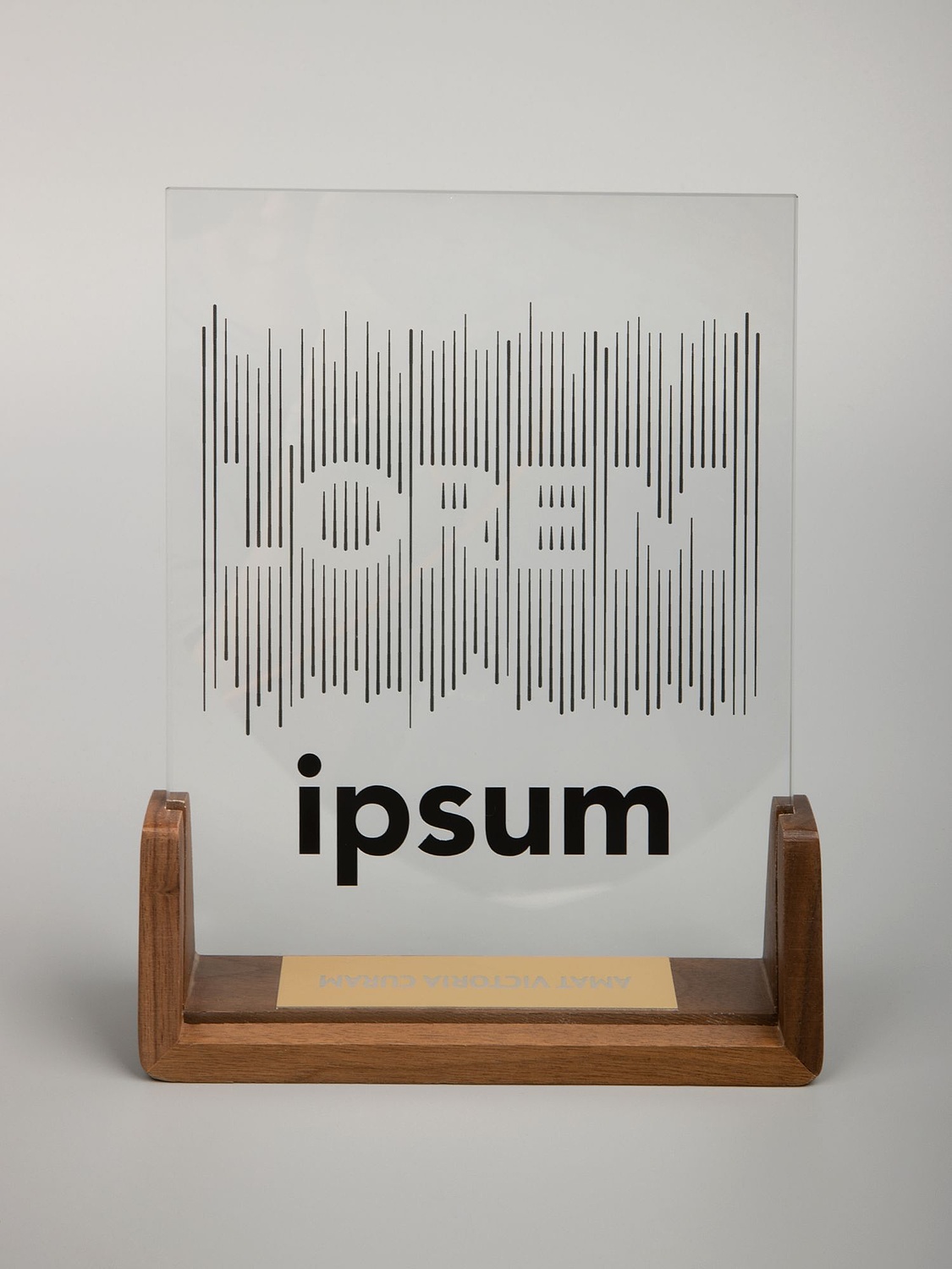 Стела Shortlist с логотипом