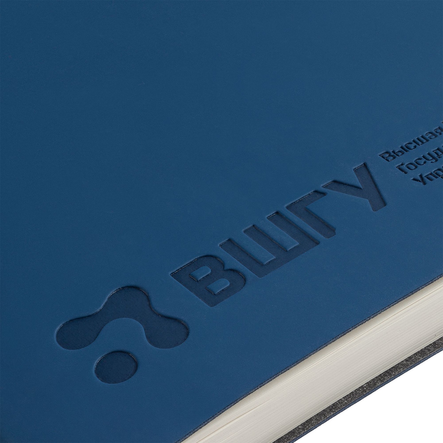 Ежедневник Flex Shall New, недатированный, синий с логотипом