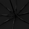 Зонт складной Tyre, черный с логотипом