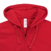 Толстовка женская Hooded Full Zip красная с логотипом