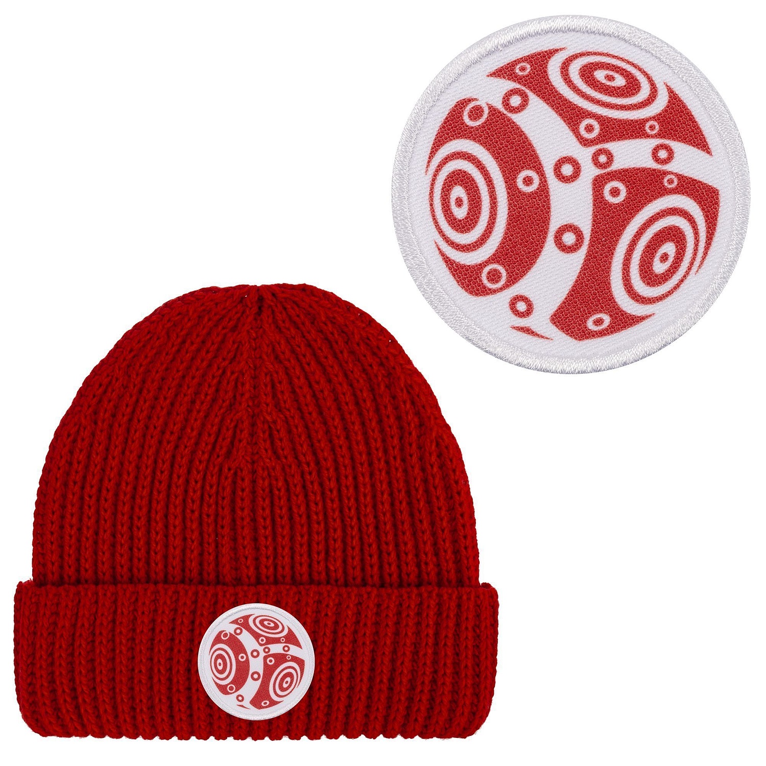 Шеврон из габардина Gabo S, белый с логотипом