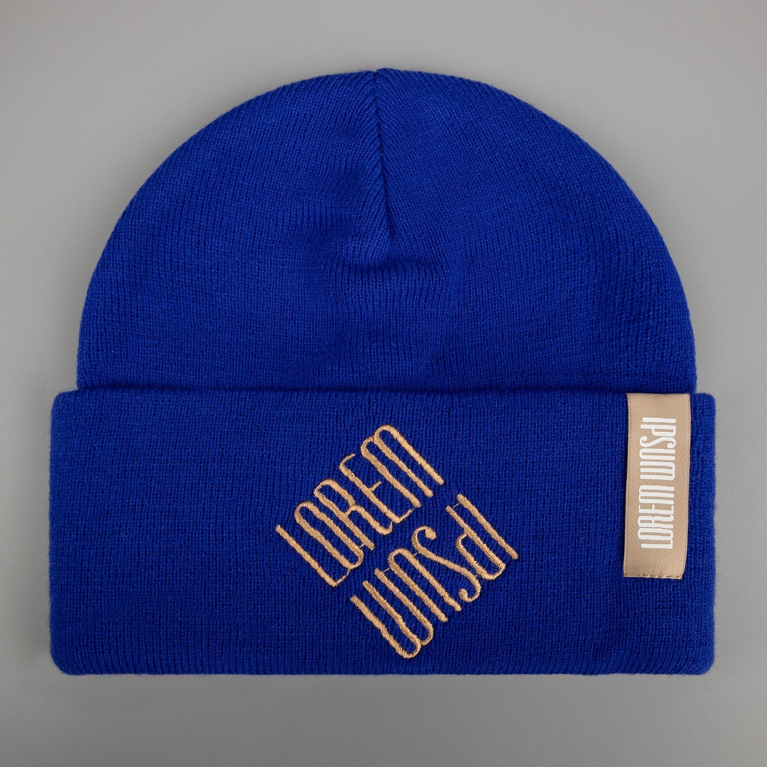 Шапка Urban Flow, ярко-синяя