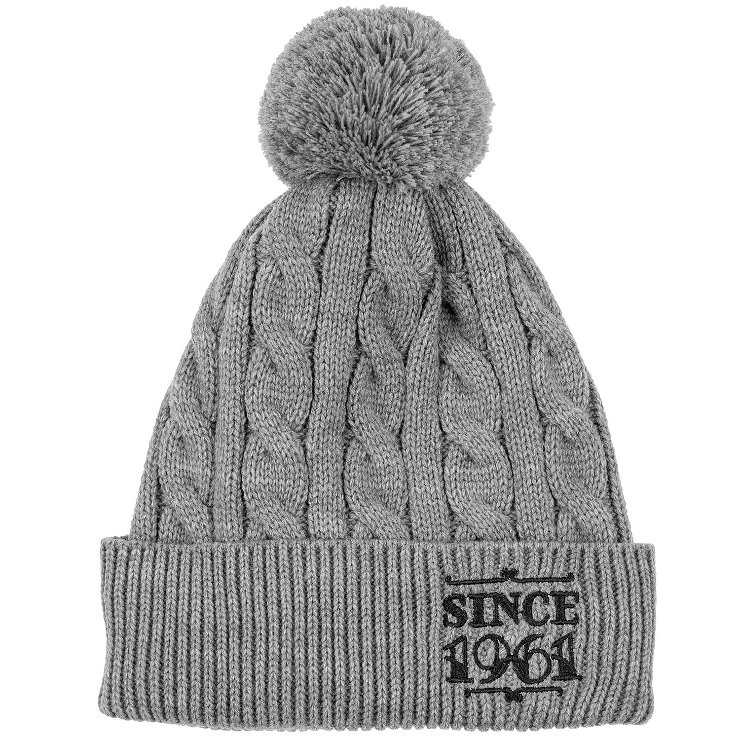 Шапка Heat Trick, светло-серый меланж с логотипом