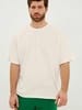 Футболка Oversize Premium, молочно-белая с логотипом