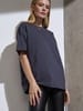 Футболка Oversize Premium, темно-серая (антрацит) с логотипом