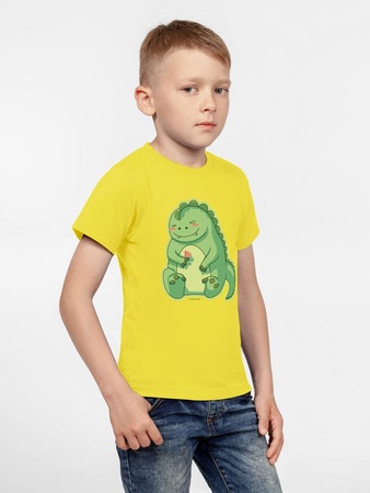 Футболка детская BabyZilla, желтая