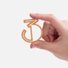 Подвеска Symbol, 3D-печать на заказ, цифра 3 с логотипом