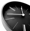 Часы настенные Boston, черные с логотипом