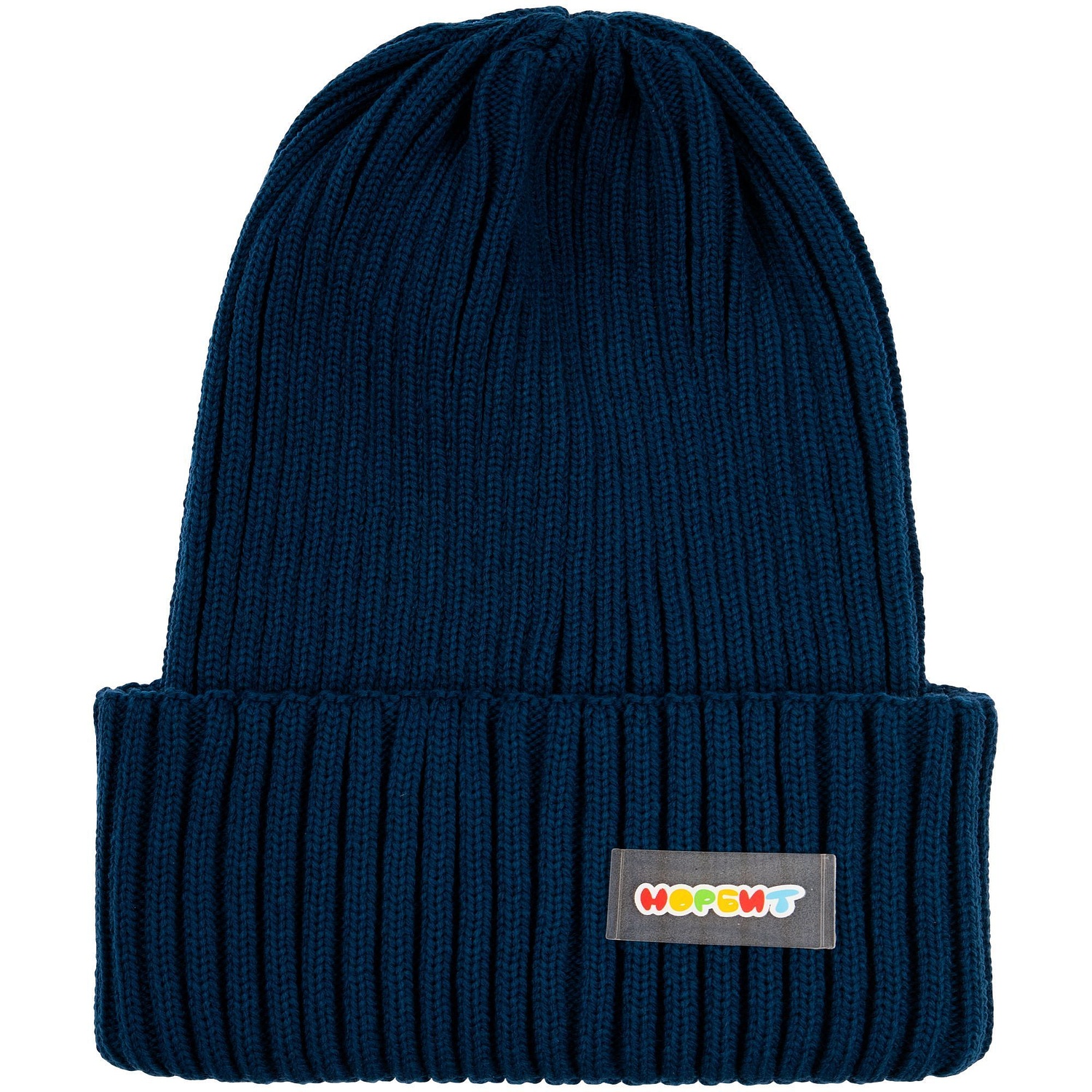 Шапка Yong, темно-синяя (морская волна) с логотипом