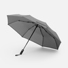 Зонт складной Tyre, серый с логотипом