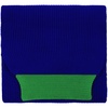 Шарф Snappy, синий с зеленым с логотипом