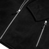 Куртка флисовая мужская Twohand, черная с логотипом