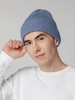Шапка Tommi, голубой меланж с логотипом