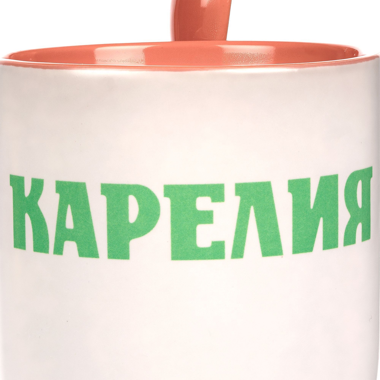 Кружка-хамелеон Melty с ложкой, черная с оранжевым с логотипом