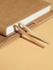 Ежедневник-органайзер Twill, недатированный, коричневый с логотипом