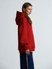 Худи Kulonga Oversize, красное с логотипом