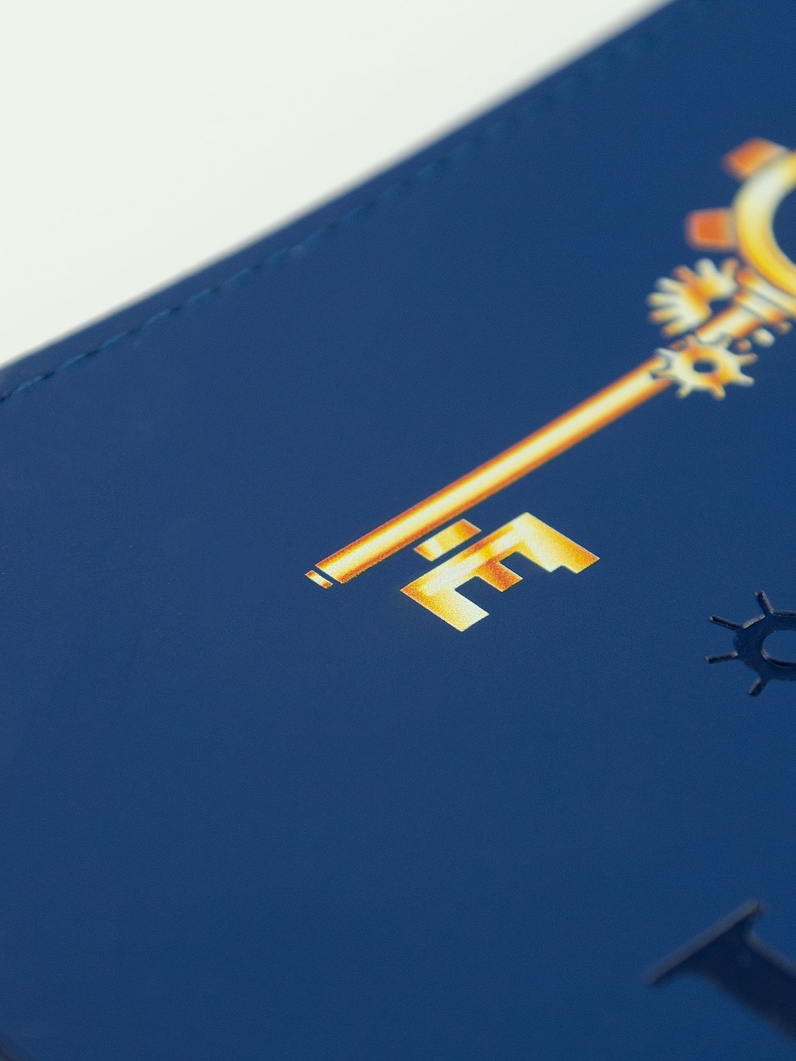 Ежедневник Spring Shall, недатированный, синий с логотипом