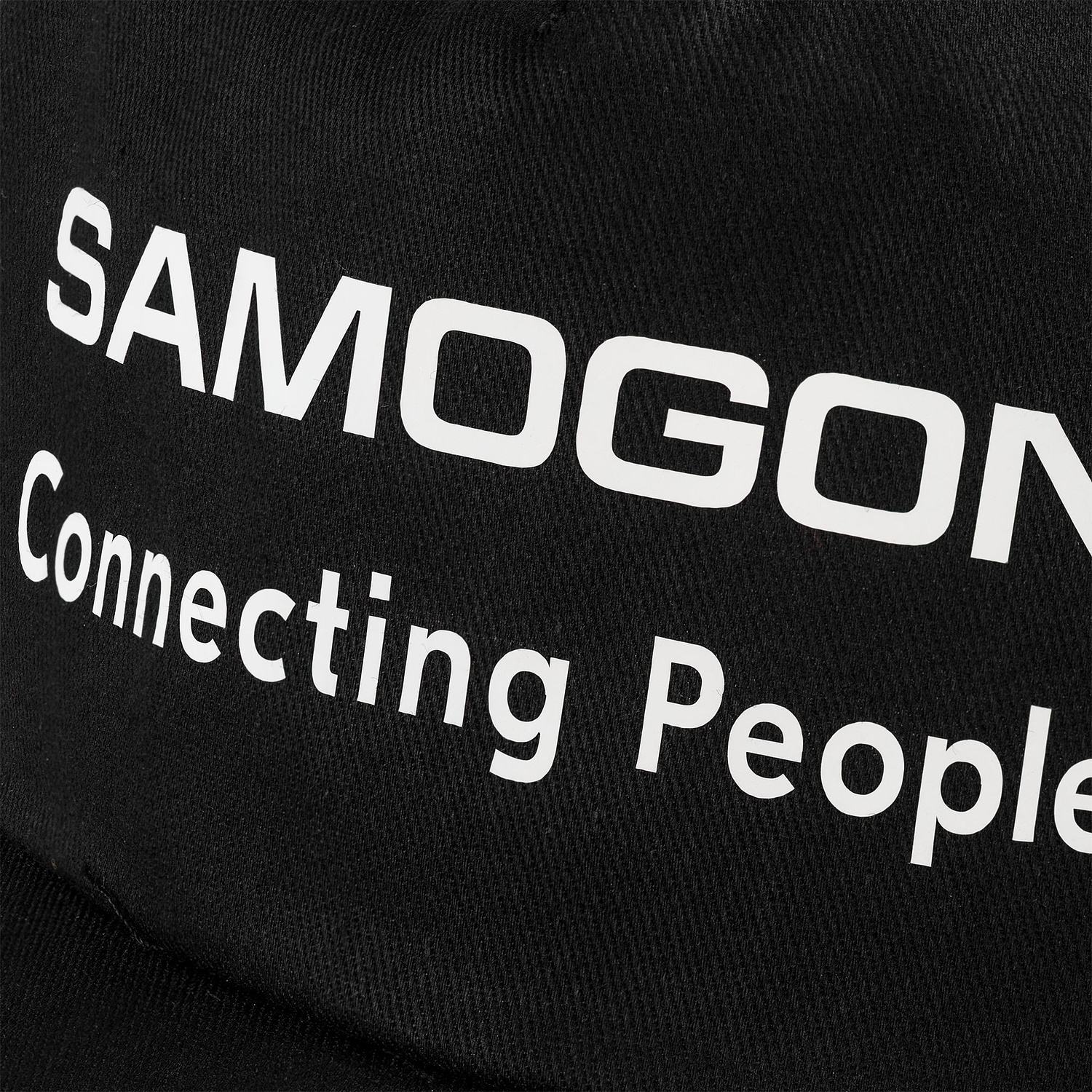 Бейсболка Promo, черная с логотипом