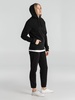 Толстовка с капюшоном унисекс Hoodie, черная с логотипом