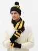 Варежки Winwear, черные с логотипом