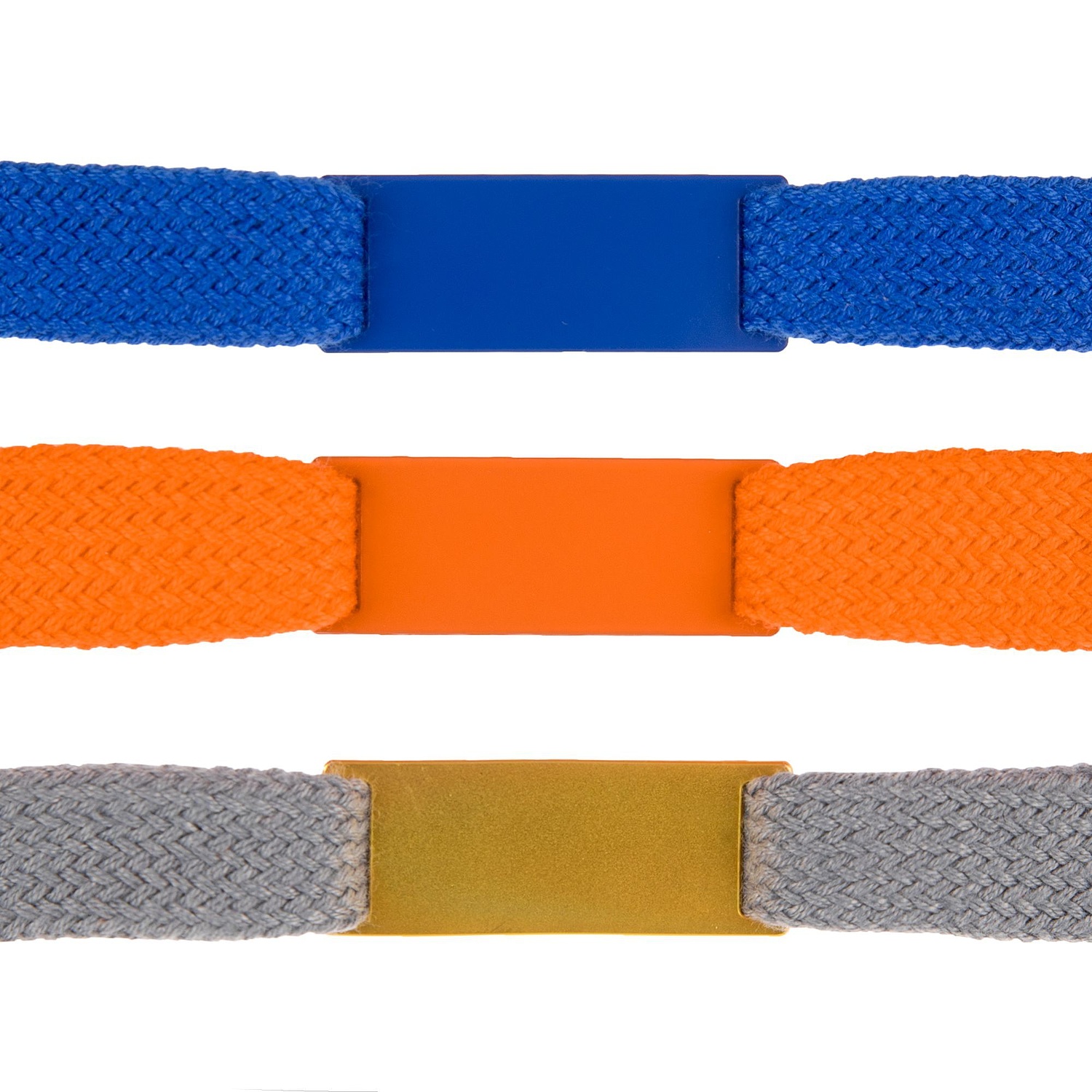 Шильдик металлический Kova, синий с логотипом