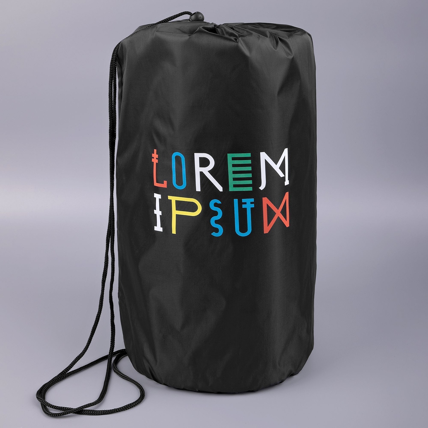 Массажный акупунктурный коврик с валиком Iglu, разноцветный с логотипом