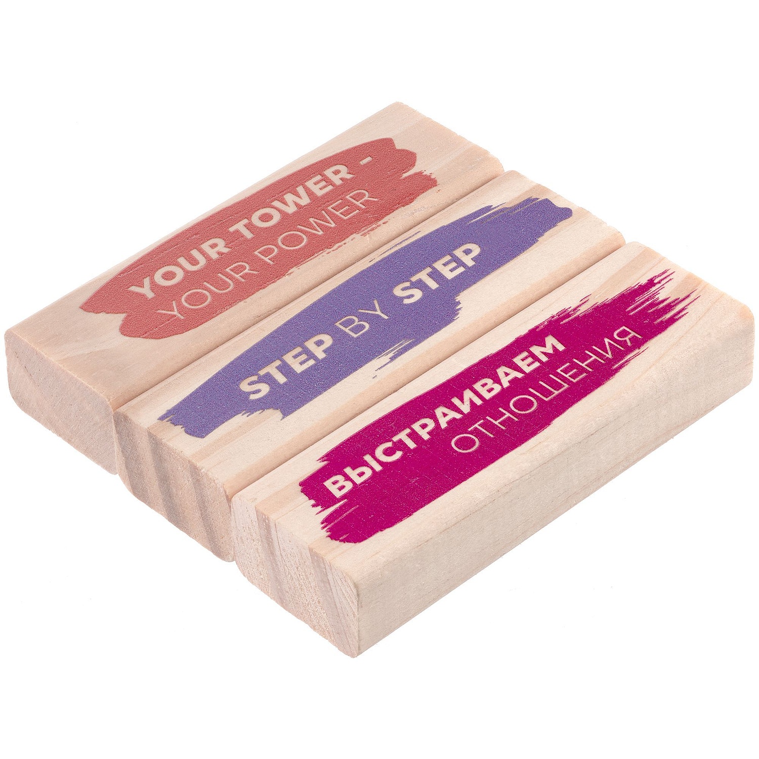 Игра «Деревянная башня», большая с логотипом