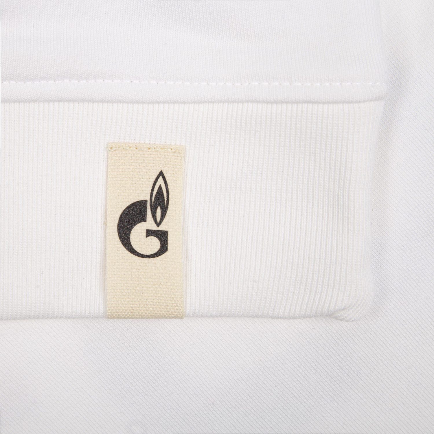 Лейбл хлопковый Doni, S, неокрашенный с логотипом