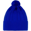 Шапка Knit Beat, синяя с логотипом