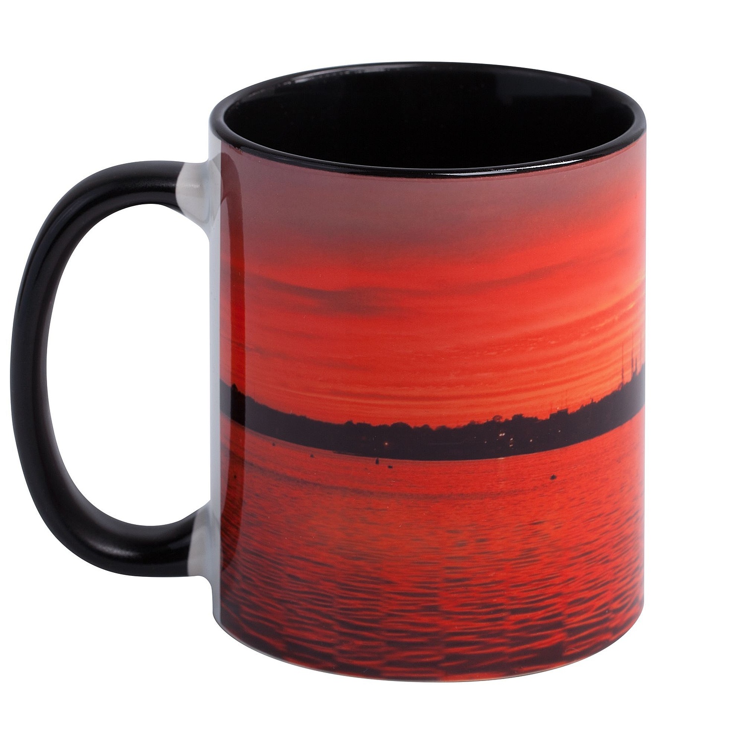 Кружка Promo Plus для сублимационной печати, серая с логотипом