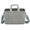 Сумка для ноутбука L244, светло-серая с логотипом