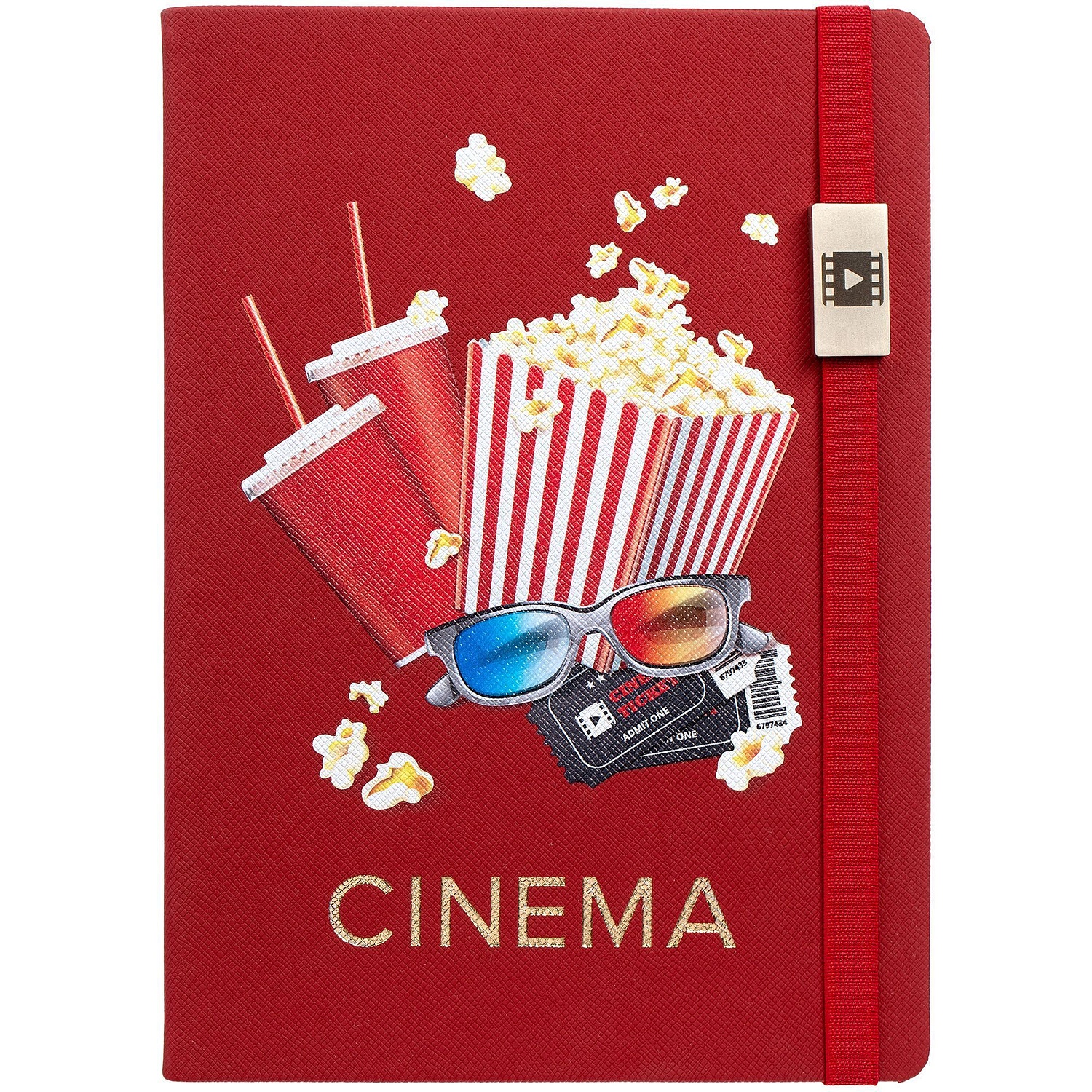 Ежедневник Must, датированный, красный с логотипом