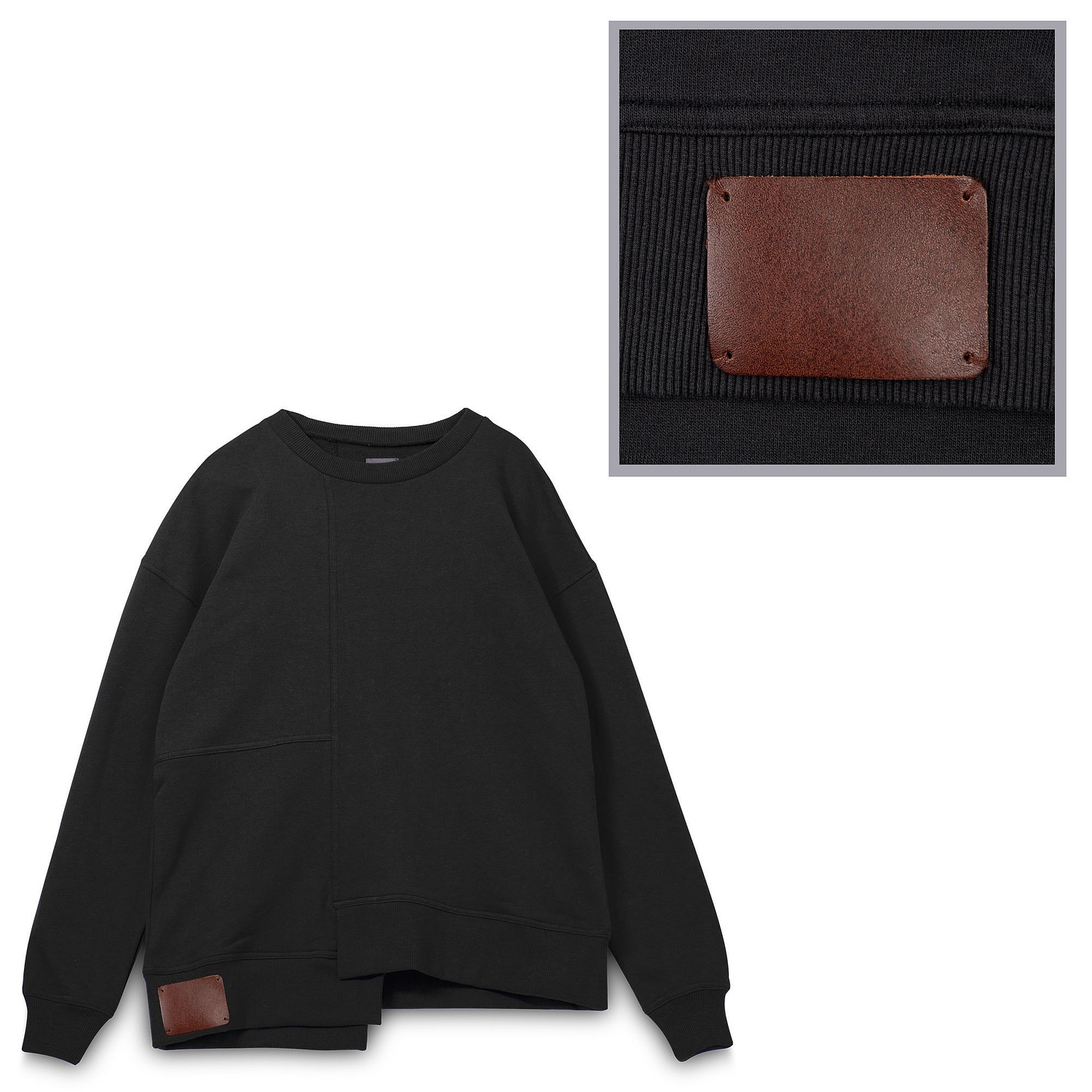 Свитшот Neofit, темно-серый (графит) с логотипом