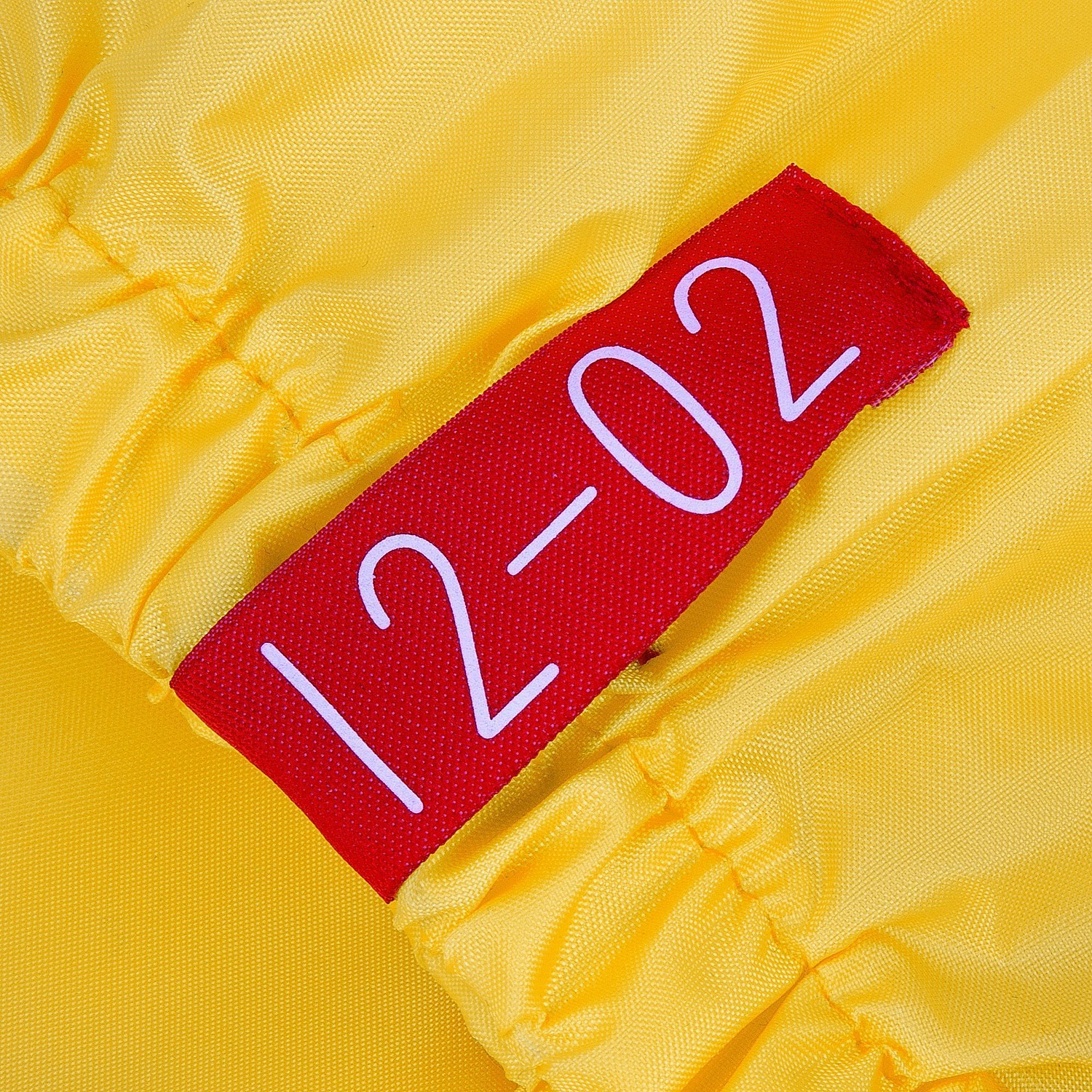 Лейбл тканевый Epsilon, S, красный с логотипом