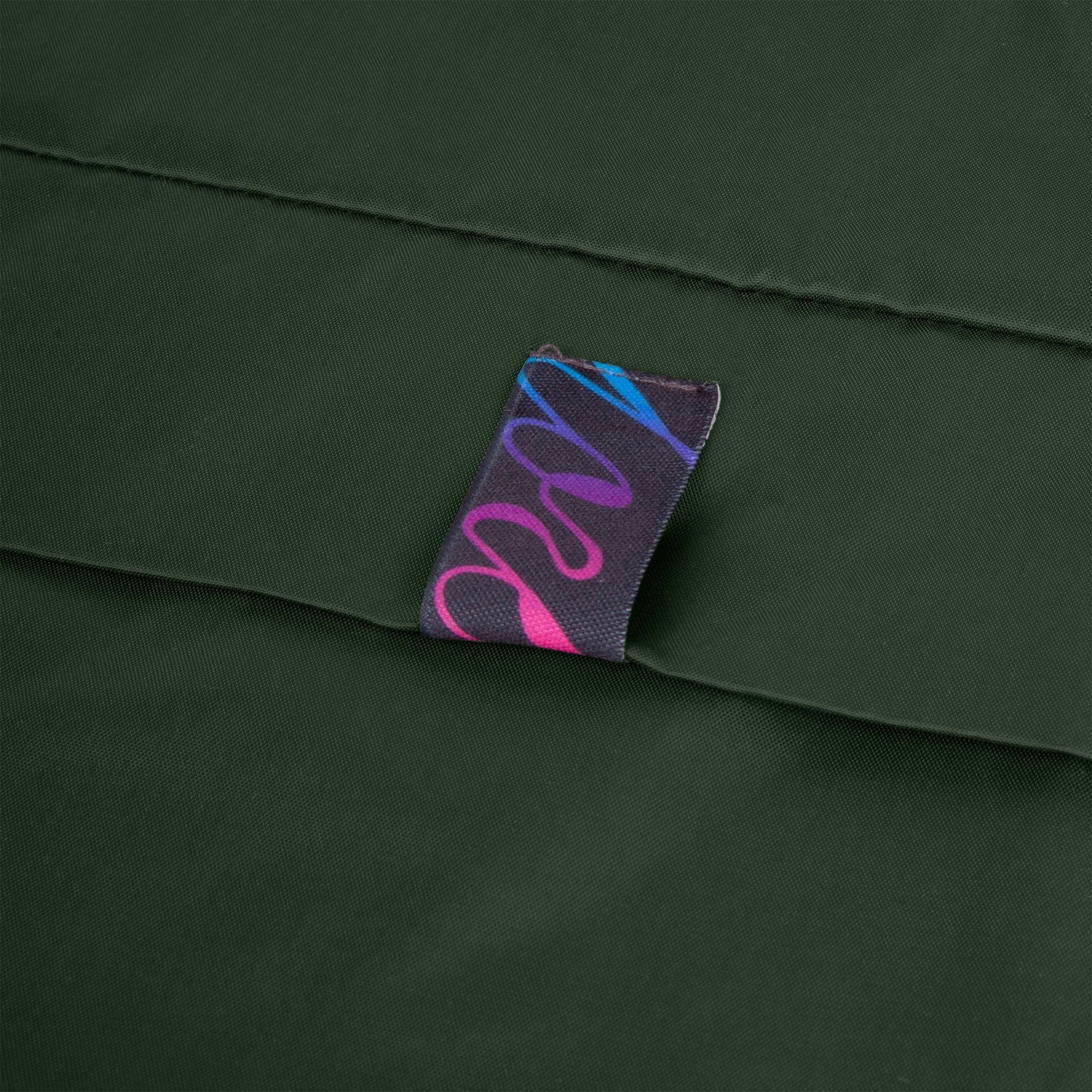 Ветровка из нейлона Surf 210, зеленая с логотипом