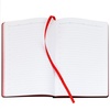 Ежедневник Bookmark, недатированный, черный с красным с логотипом