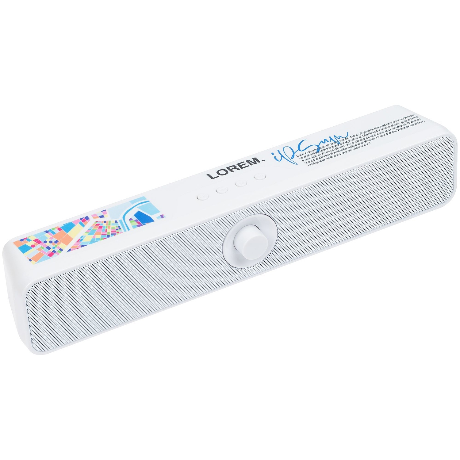 Беспроводная стереоколонка Uniscend Audeamus, белая