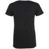 Футболка женская Mia, черная с логотипом