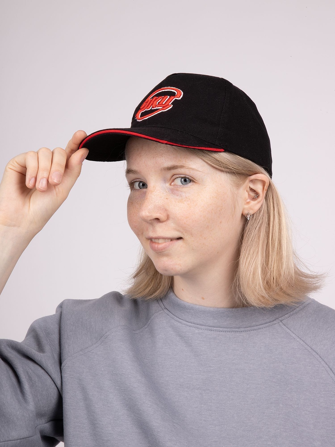 Бейсболка Long Beach, черная