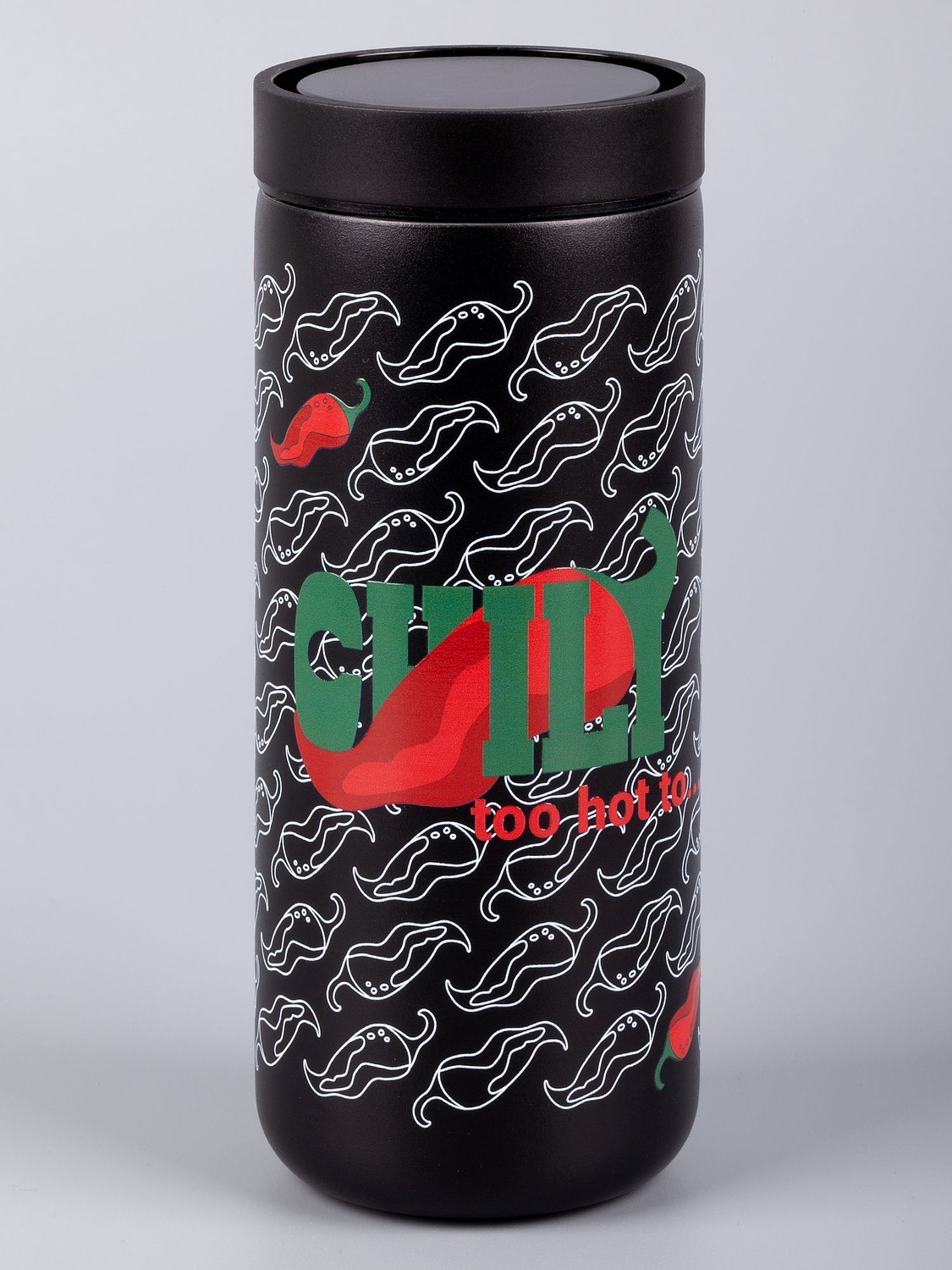 Термостакан Waterford, черный с логотипом