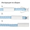 Наконечник для шнурка Nozzle, белый с логотипом