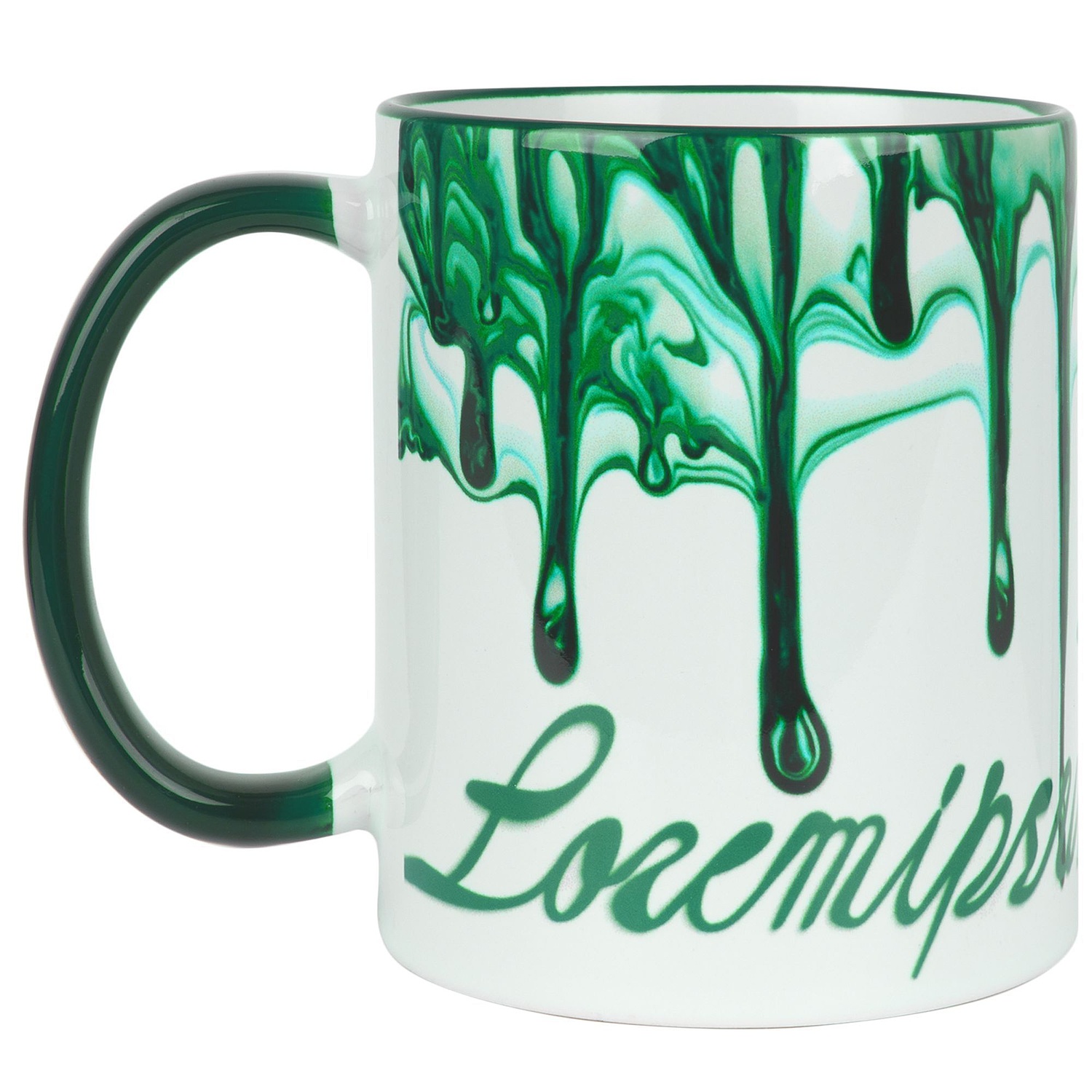 Кружка Rimo для сублимационной печати, темно-зеленая с логотипом